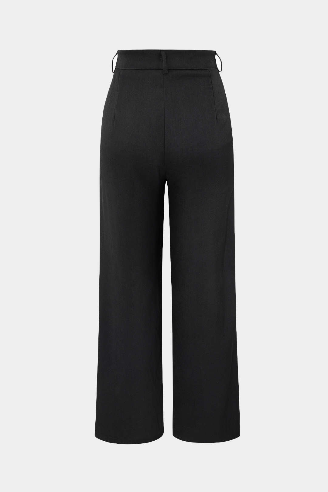 Paloma Pantalones Rectos con Drapado Moderno