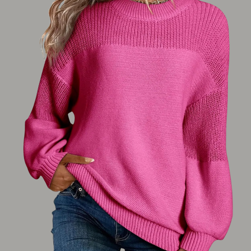 Carolina Suéter de punto holgado