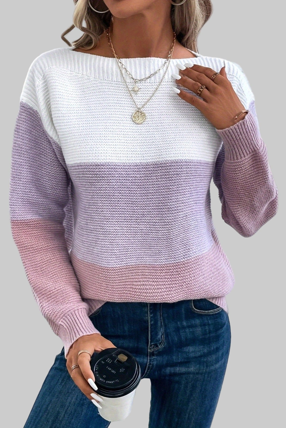 Soria Jersey de Mezcla de Lana con Toque Suave