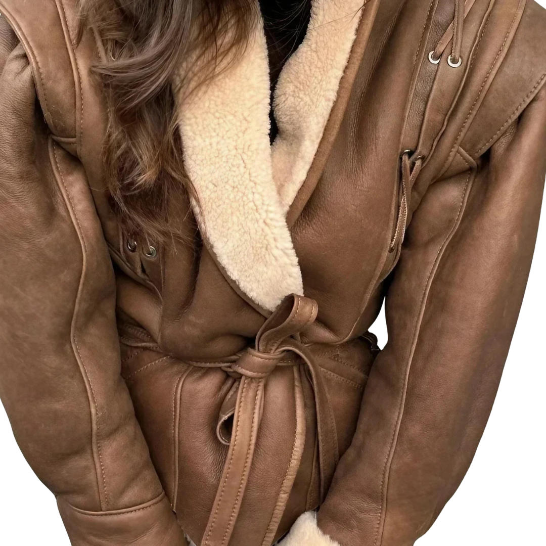 Marbella Chaqueta con efecto pelo