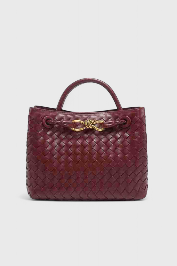 Bolsa Diaria Tejida Índigo