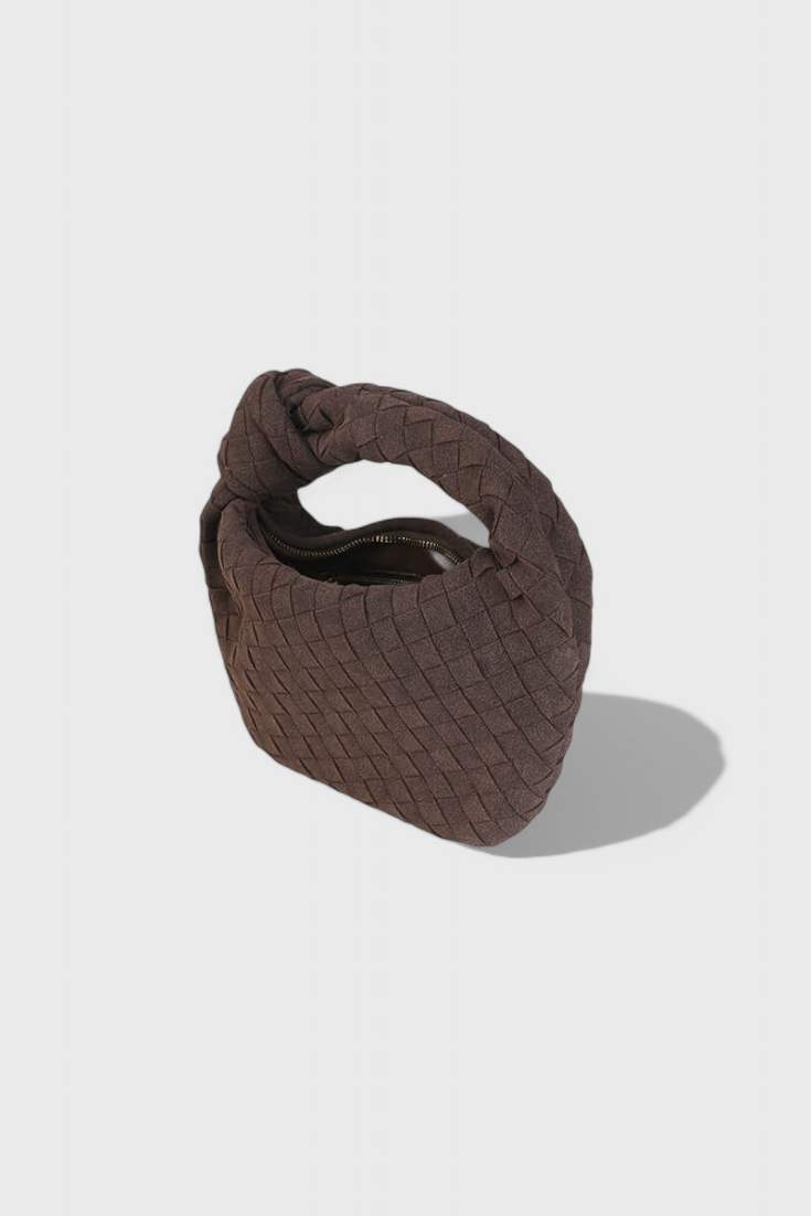 Remi Bolso Mini Woven con Detalle de Nudo