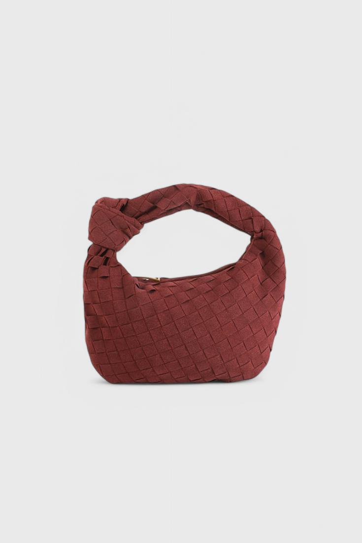 Remi Bolso Mini Woven con Detalle de Nudo