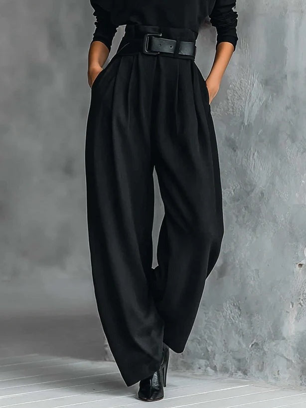 Julia Conjunto de cuello alto y pantalón recto