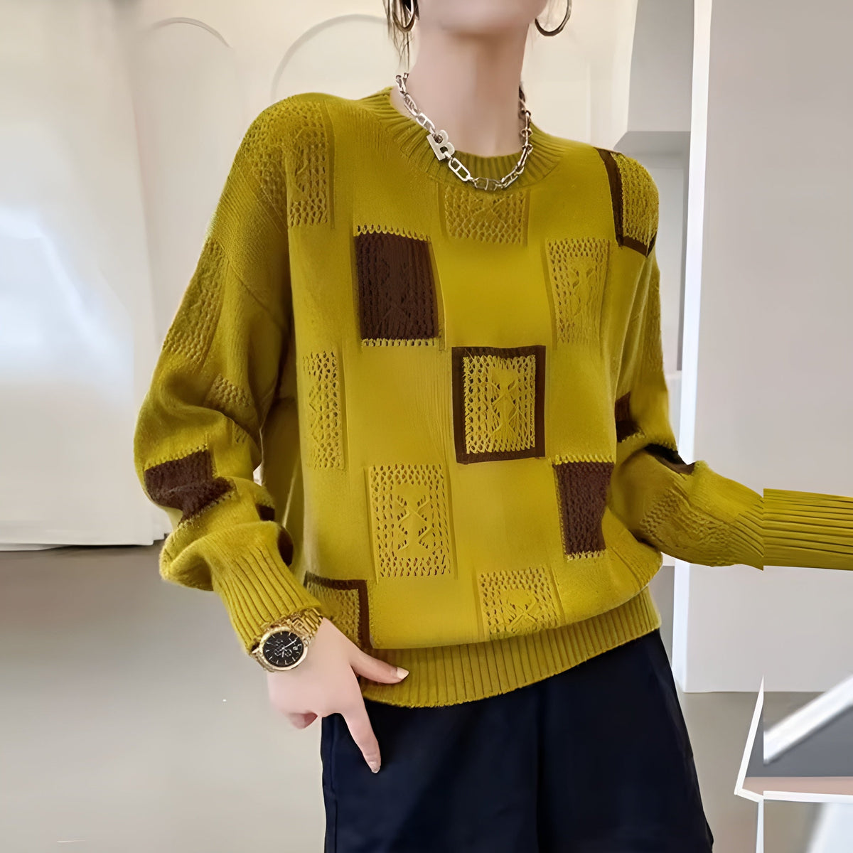 Marina Suéter elegante y cómodo
