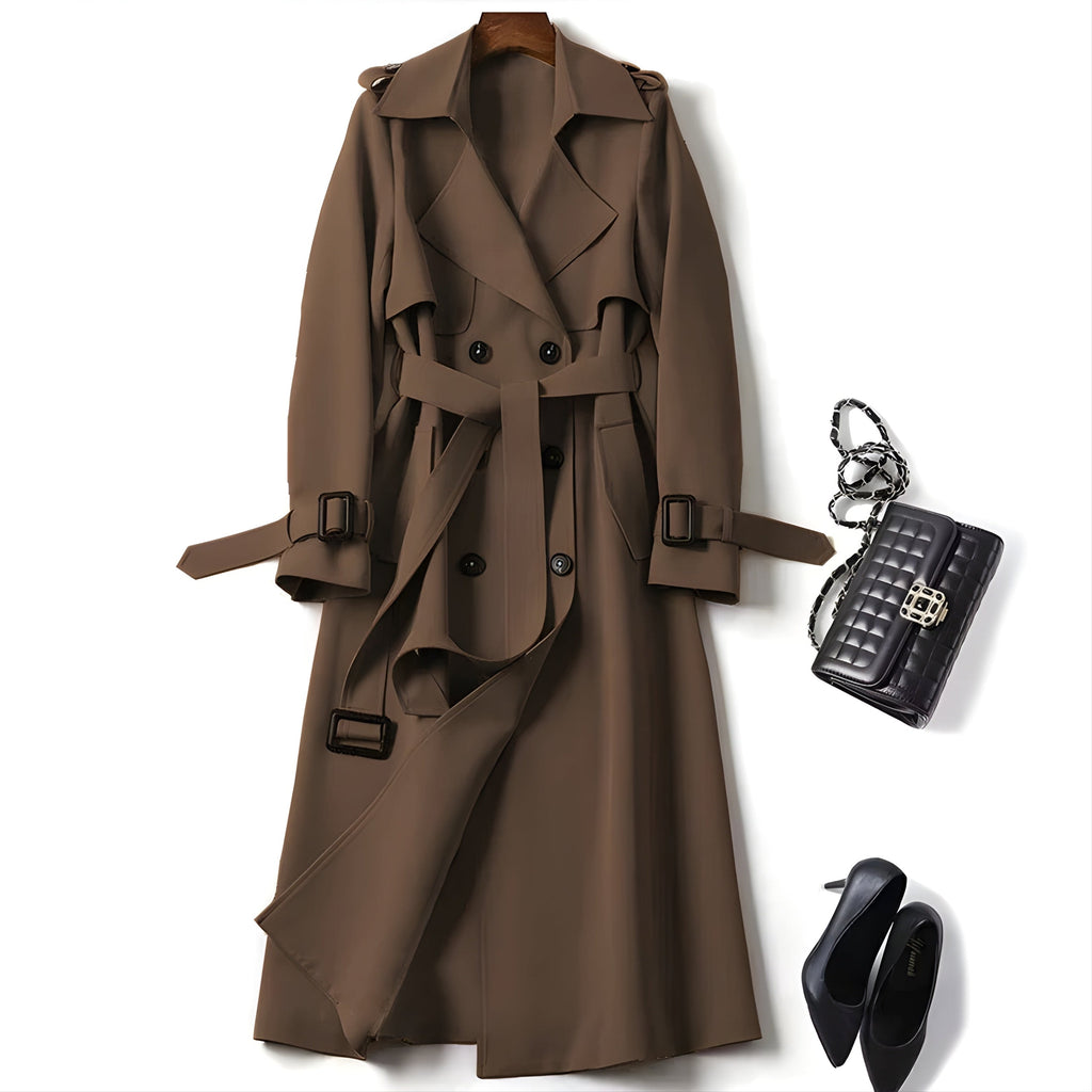 Gabardina elegante y a la moda