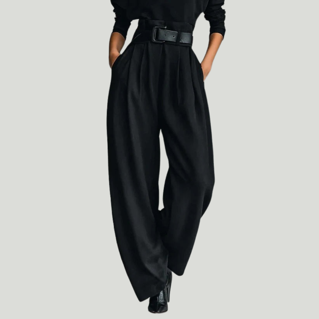 Julia Conjunto de cuello alto y pantalón recto