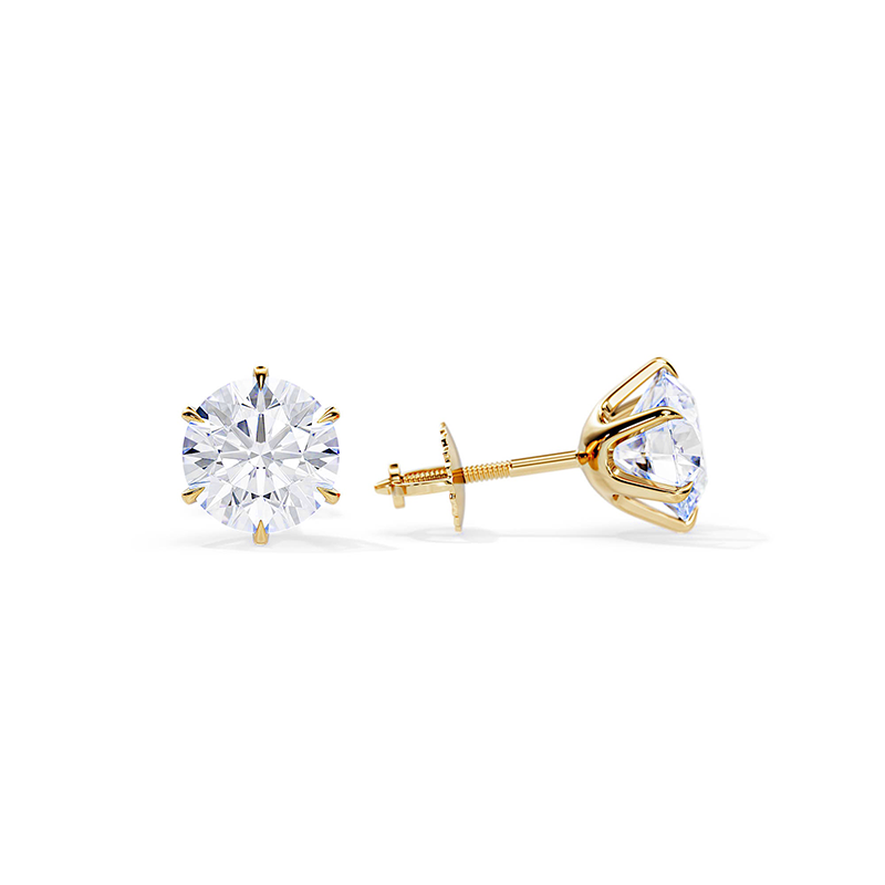 Pendientes Elegantes Tera de Oro Blanco