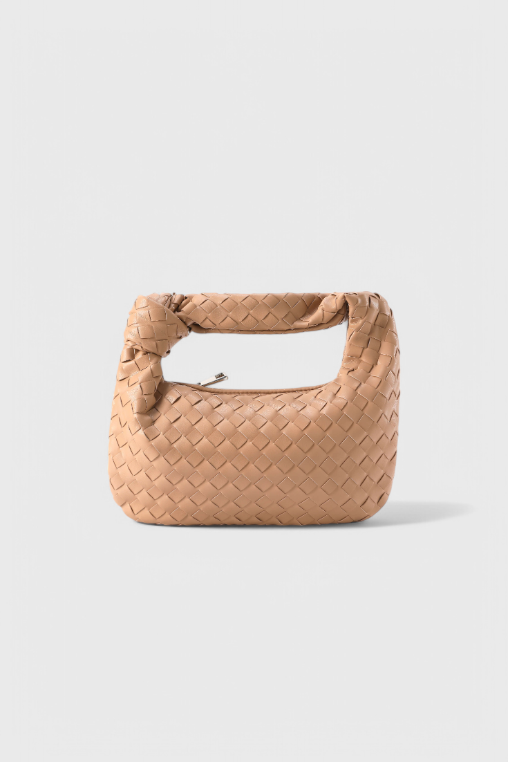 Sage Bolso Satchel Mini Woven
