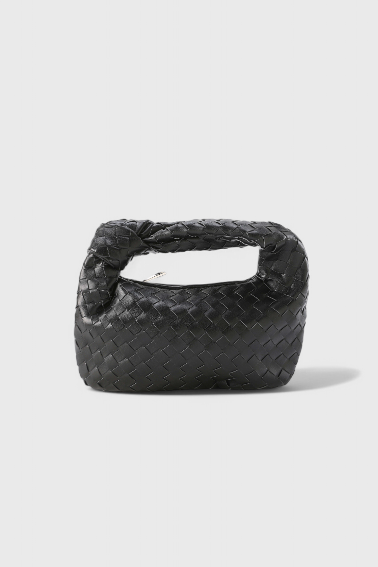 Sage Bolso Satchel Mini Woven