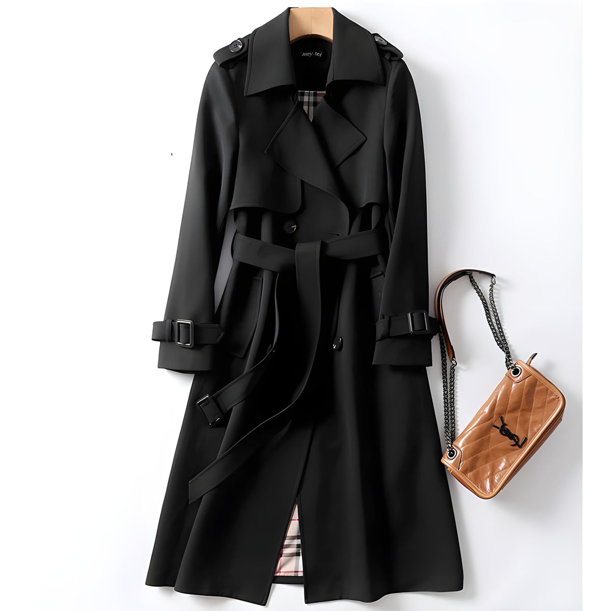 Gabardina elegante y a la moda